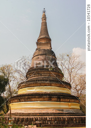 Ancient Pagoda in Wat Umong Suan Puthatham 18541726