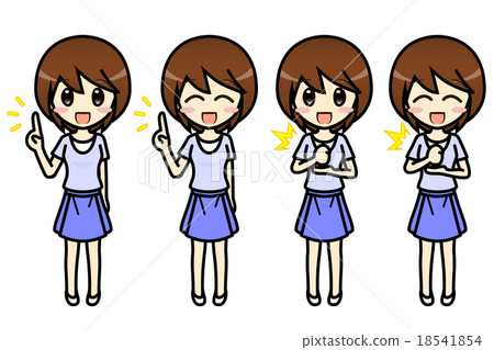 Conversation · Facial Illustrations Collection Private Wear (Summer) Female Summary · Convincing 18541854