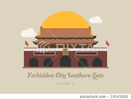Forbidden City Southern Gate , china Forbidden City Southern Gate , china 18541880