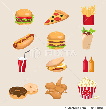Set of fastfood Set of fastfood 18541881