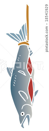 地方插圖新潟縣三川鮭魚 地方插圖新潟縣三川鮭魚 18541929