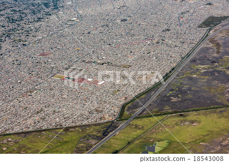 mexico city aerial view cityscape mexico city aerial view cityscape 18543008