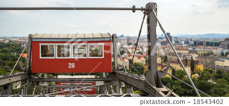 The oldest Ferris Wheel in Vienna 18543402