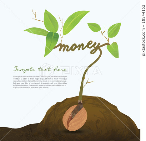 Creative seed idea abstract info graphic Creative seed idea abstract info graphic 18544152