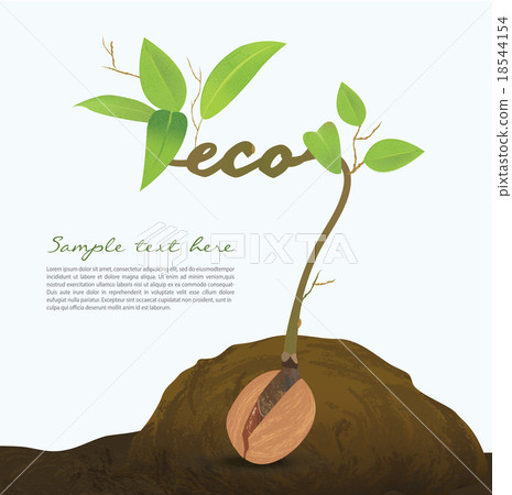Creative seed idea abstract info graphic Creative seed idea abstract info graphic 18544154