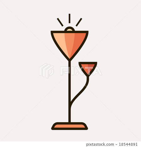 Vector illustration of lamp 18544891
