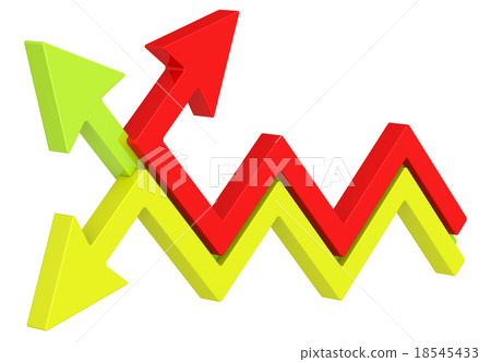 Icon shiny arrows showing different direction Icon shiny arrows showing different direction 18545433