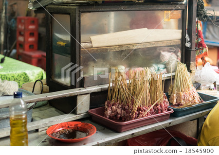 Sat · Kambin (skewers of goat meat) stalls Bali Denpasar 18545900