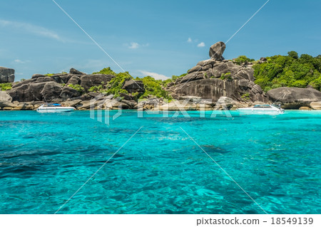 Similan island and beautiful tropical beach 18549139
