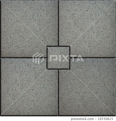 Gray Paving Slabs in the form of Small Brick 18550625