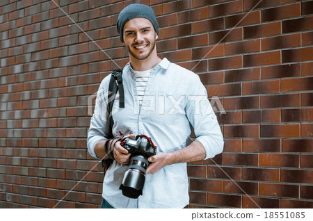 Concept for stylish young man outdoors Concept for stylish young man outdoors 18551085