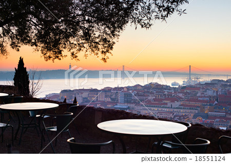 Viepoint at restaurant. Lisbon, Portugal Viepoint at restaurant. Lisbon, Portugal 18551124