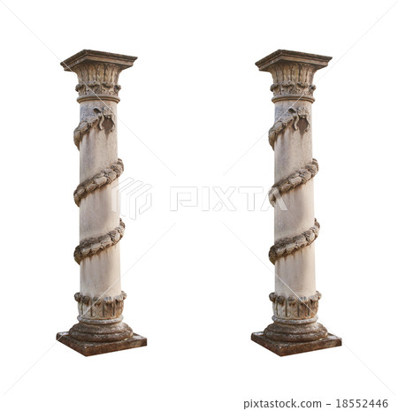 old architecture Column isolated old architecture Column isolated 18552446