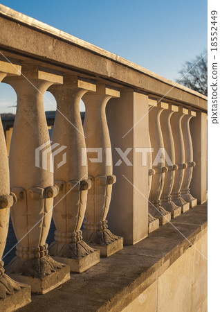 Stone baroque baluster and staircase Stone baroque baluster and staircase 18552449