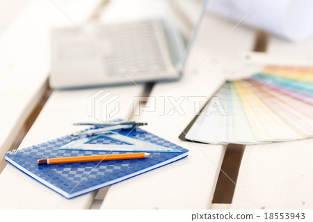 Stationary lying on the table. Stationary lying on the table. 18553943