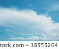 Clear blue sky with white cloud 18555264