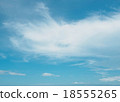 Clear blue sky with white cloud 18555265