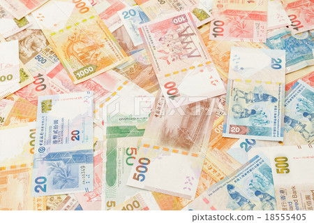 Hong Kong Dollar background 18555405
