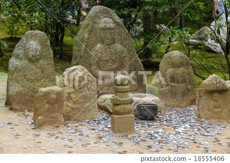 Nagomi-Jizo in japanese temple 18555406