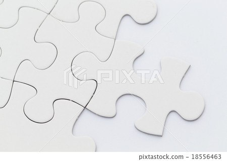 Jigsaw Puzzle isolated on white Jigsaw Puzzle isolated on white 18556463