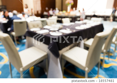Blur view of ball room Blur view of ball room 18557481