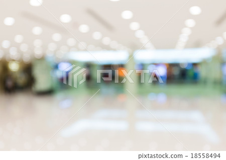 Shopping center blur background 18558494