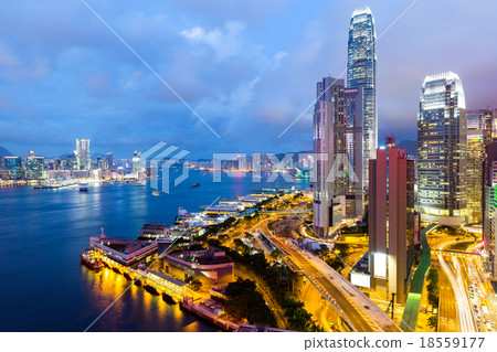 Hong Kong office building 18559177