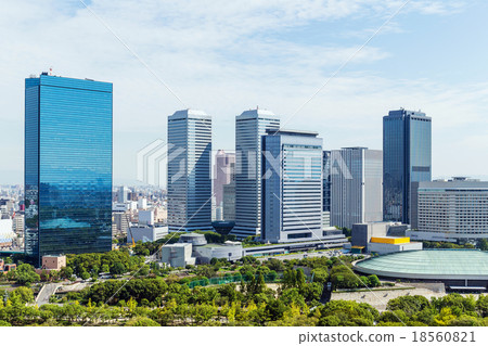 Osaka skyline 18560821