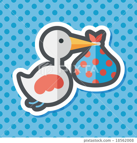 bird and baby flat icon with long shadow,eps10 bird and baby flat icon with long shadow,eps10 18562008