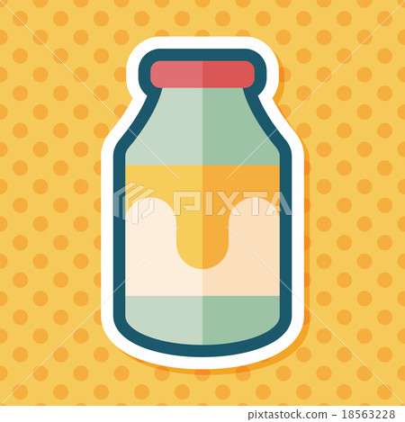 milk flat icon with long shadow,eps10 milk flat icon with long shadow,eps10 18563228