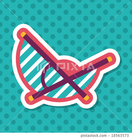 Lounger Beach Sun bed Chair flat icon with long shadow,eps10 Lounger Beach Sun bed Chair flat icon with long shadow,eps10 18563573