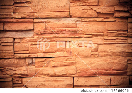 Stone wall texture Background. 18566026
