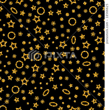 Golden Glittering Seamless Pattern Golden Glittering Seamless Pattern 18566625