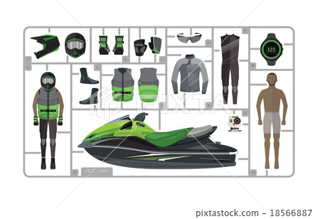jet ski vector jet ski vector 18566887