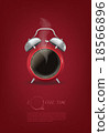 coffee cup time clock concept design background 18566896