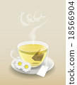 Cup of tea with tea bag 18566904