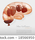 Creative brain Idea concept background 18566950