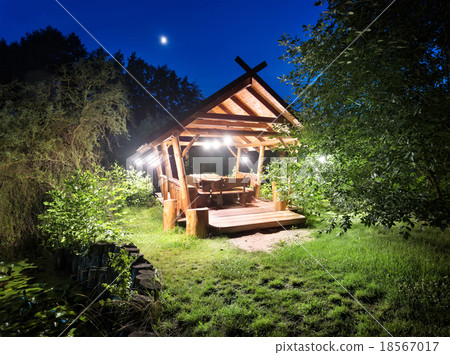 Fairy gazebo in woods Fairy gazebo in woods 18567017