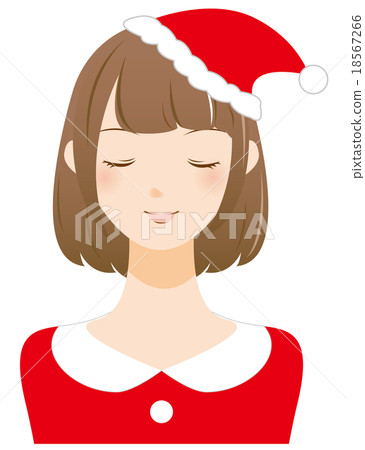 Close your eyes Santa costume eyes 18567266