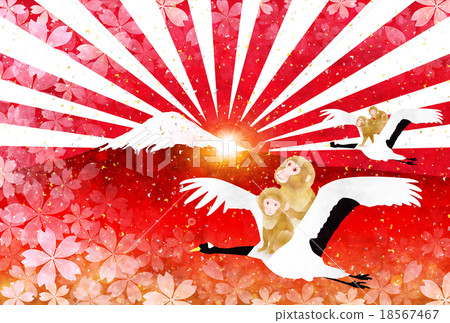 Mt. Fuji sunrise greeting card Mt. Fuji sunrise greeting card 18567467