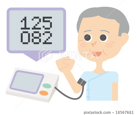 正常血壓爺爺例證 正常血壓爺爺例證 18567681