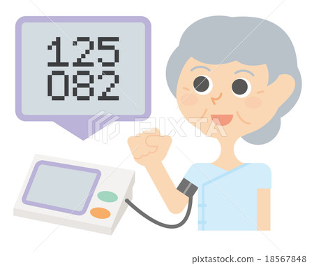 正常血壓祖母例證 正常血壓祖母例證 18567848