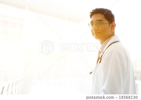 Asian Indian medical doctor in uniform 18568130