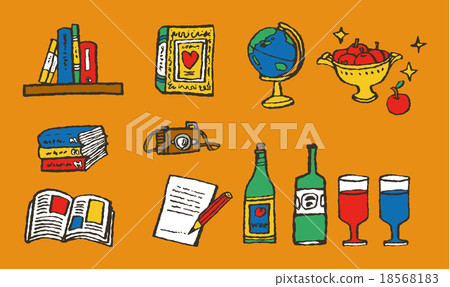 Set of miscellaneous goods and food 18568183