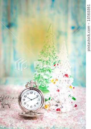 Pocket watch with Christmas theme Pocket watch with Christmas theme 18568861