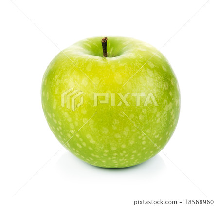 Green apple isolated on white background 18568960