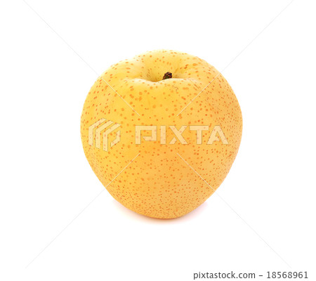 Yellow pear isolated on a white 18568961