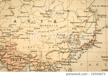 舊地圖東亞 18569873