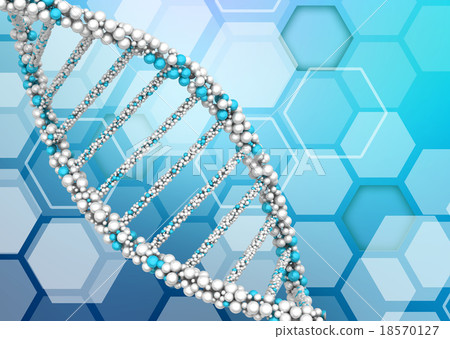 DNA molecules on an abstract background DNA molecules on an abstract background 18570127