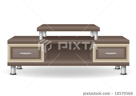 tv table furniture vector illustration 18570568